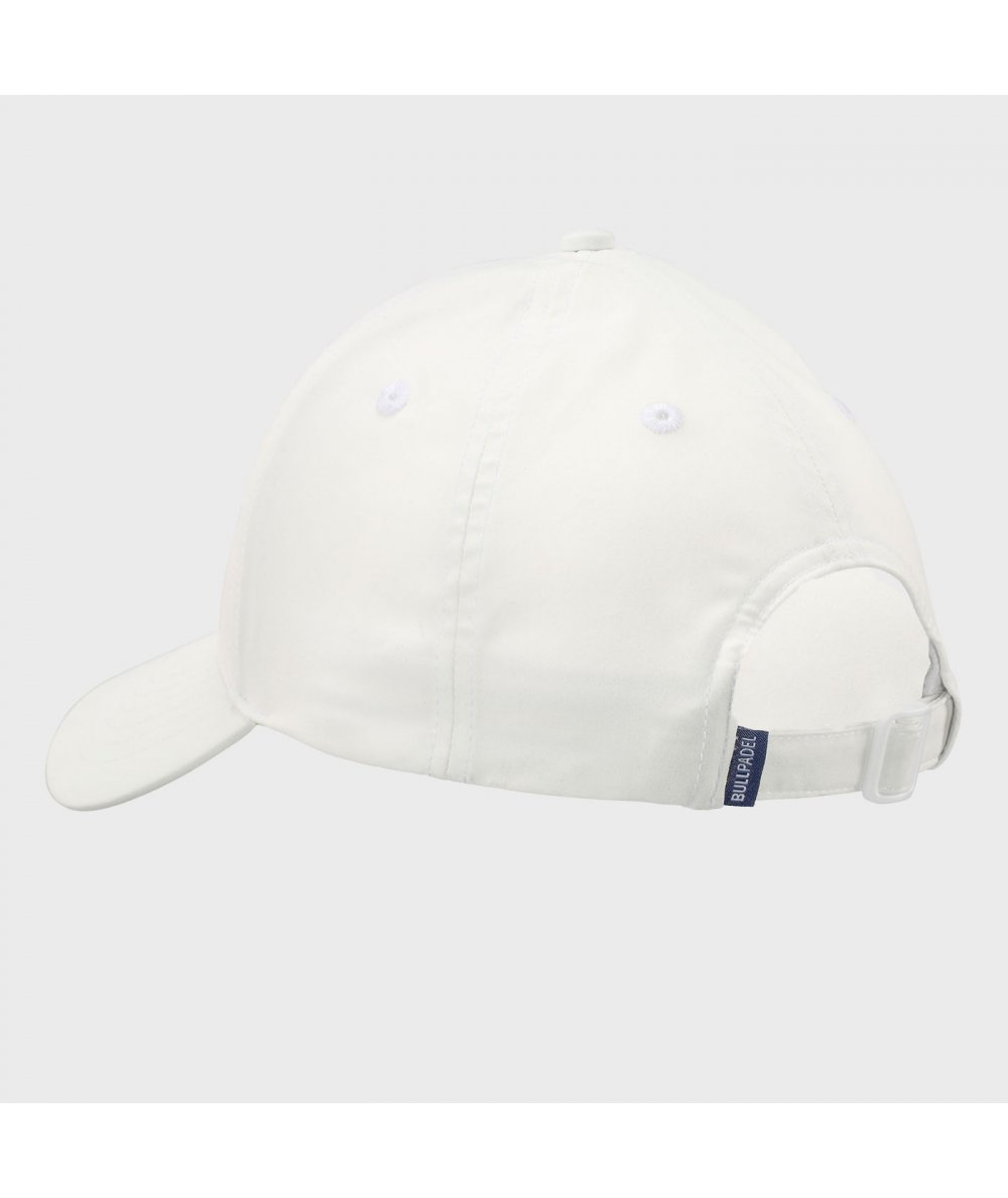 Gorra Bullpadel Blanca Ajustable