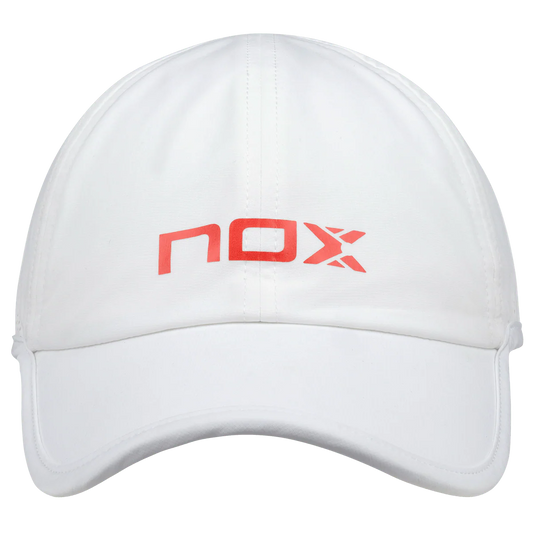Gorra De Padel Nox Unitalla Blanco/Rojo