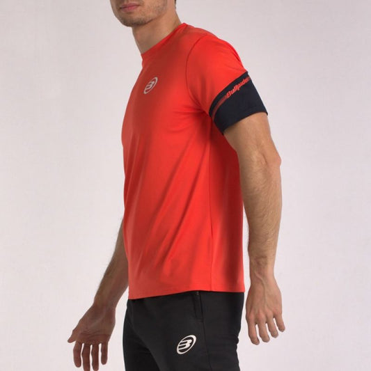 Camiseta Bullpadel Besan Rojo/Negro