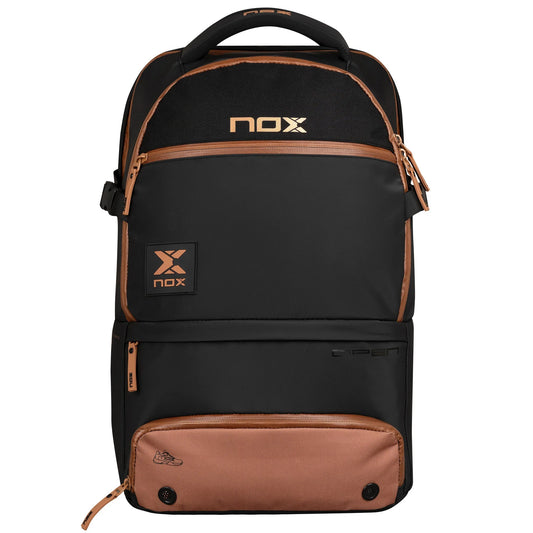 Mochila Nox Luxury Open Series Negro/Café