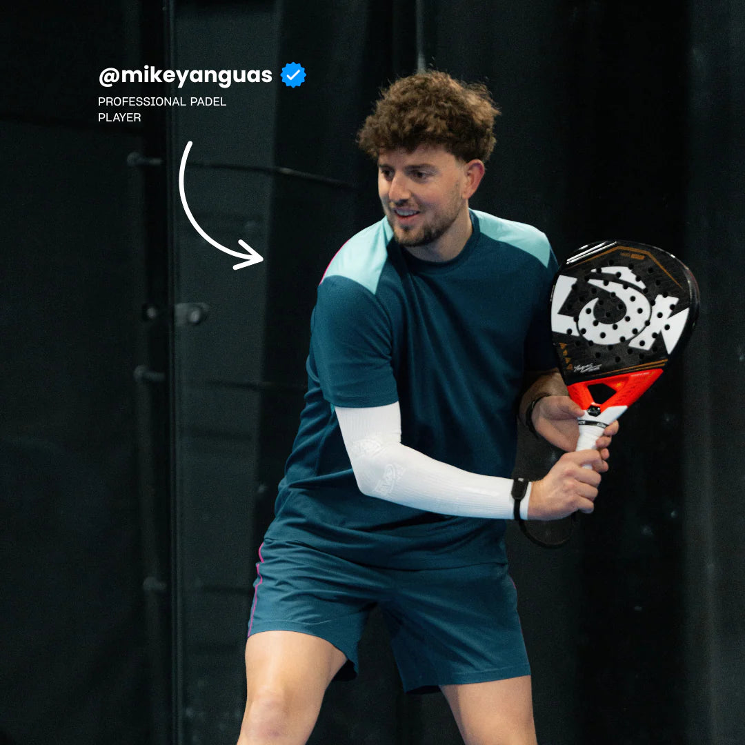 Mangas de Padel Floky Blancas 2 Unidades