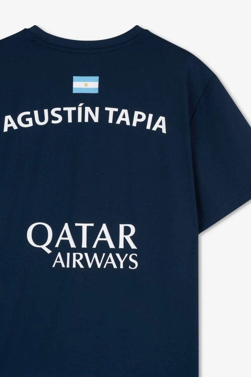 Camiseta de Padel Nox Agustín Tapia AT10 Azul Marino