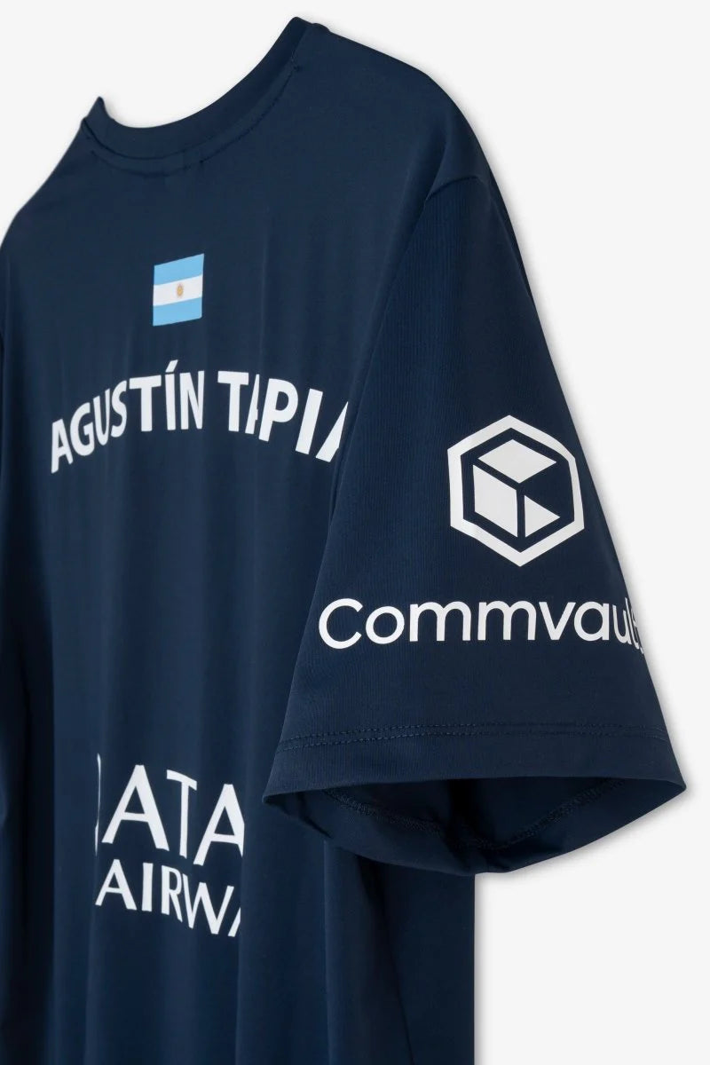 Camiseta de Padel Nox Agustín Tapia AT10 Azul Marino 2026
