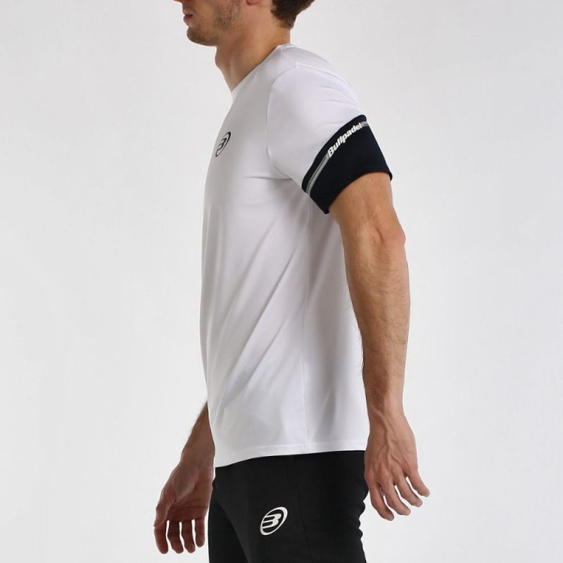 Camiseta Bullpadel Besan Blanco/Negro