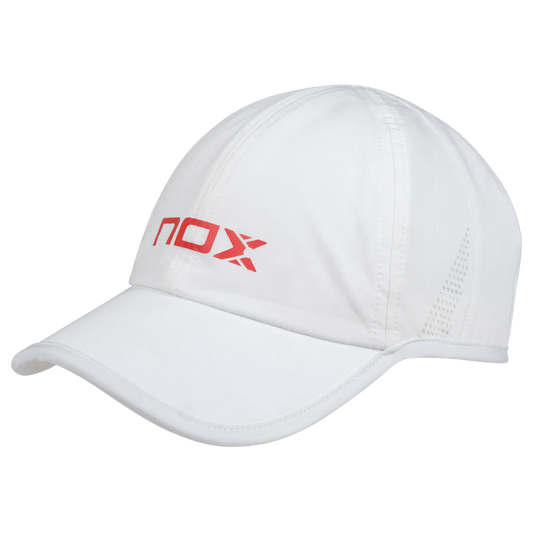 Gorra De Padel Nox Unitalla Blanco/Rojo