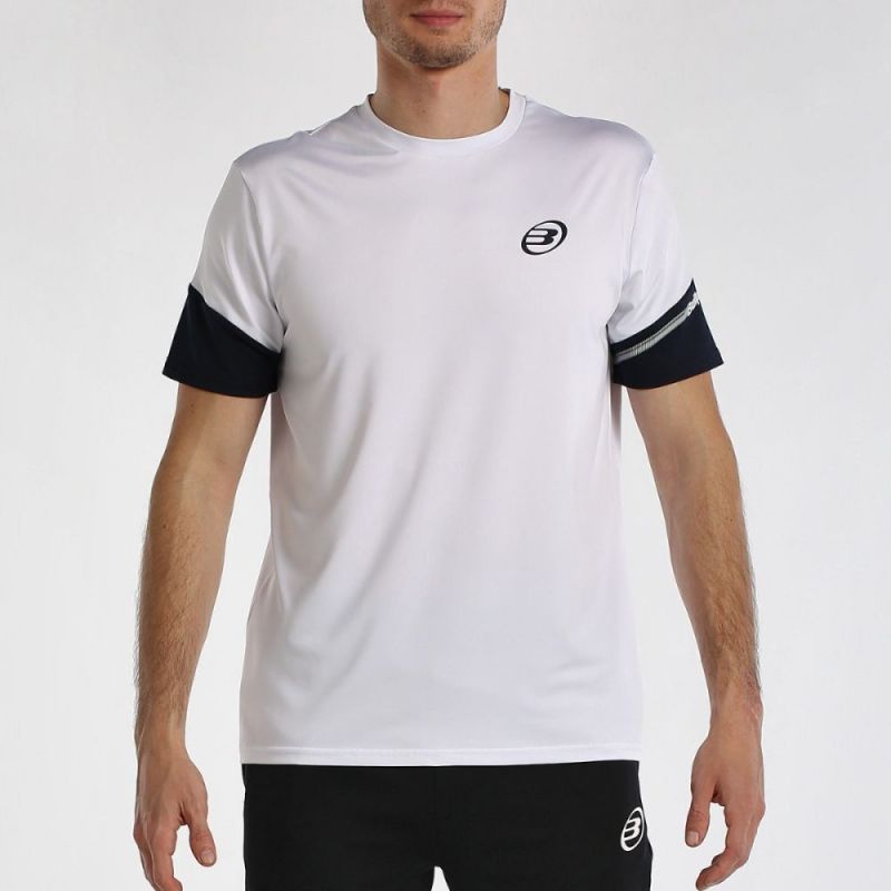 Camiseta Bullpadel Besan Blanco/Negro