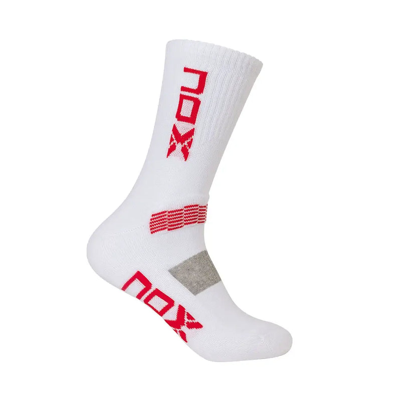 Calcetas Nox Blanco/Rojo