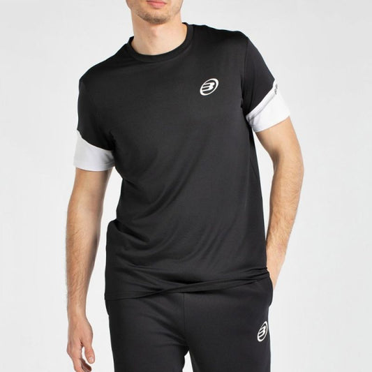Camiseta Bullpadel Besan Negro/Blanco