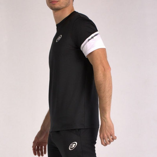 Camiseta Bullpadel Besan Negro/Blanco