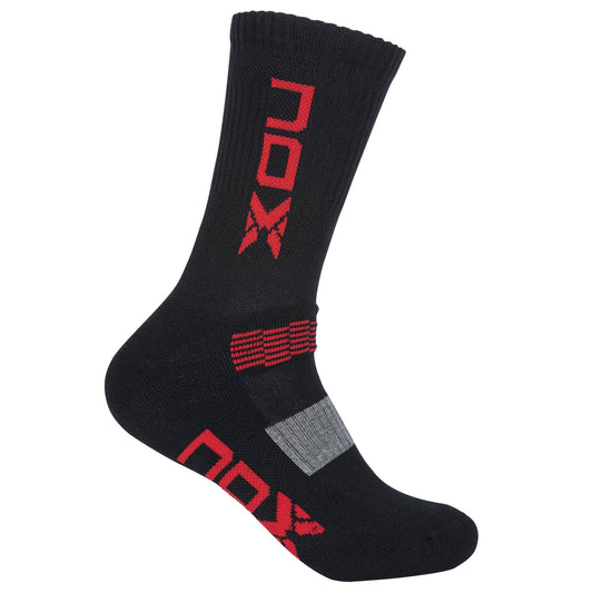Calcetines Nox Negro/Rojo