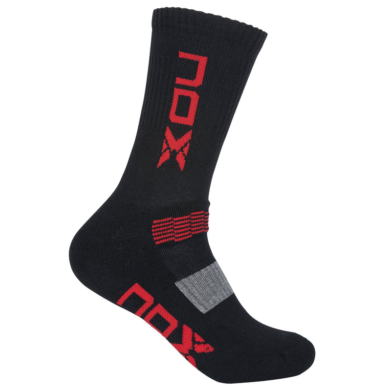 Calcetas Nox Negro/Rojo