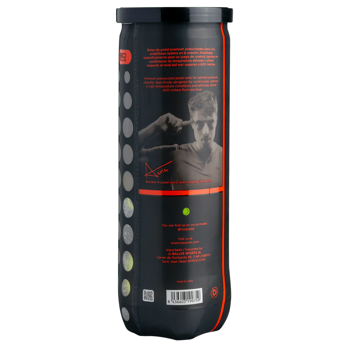 Pelotas Nox Nerbo 3 Unidades
