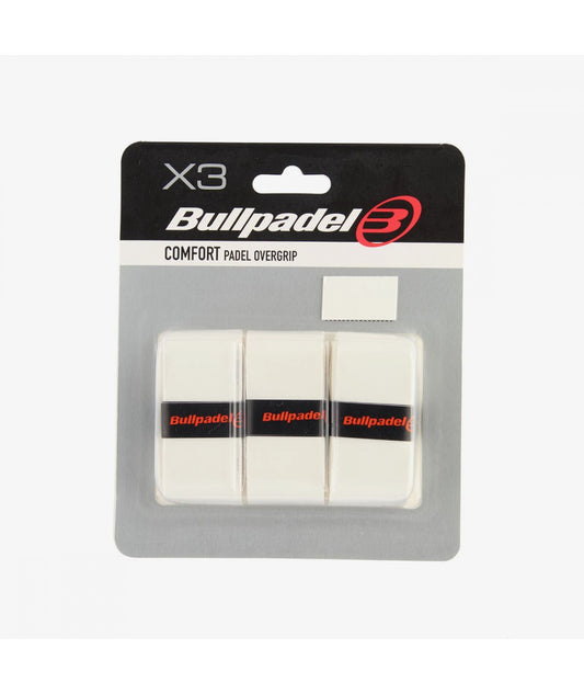 Overgrips Bullpadel Comfort Pack 3 Unidades Blanco