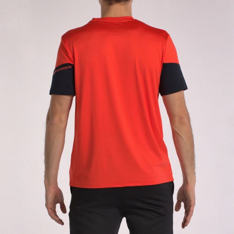 Camiseta Bullpadel Besan Rojo/Negro