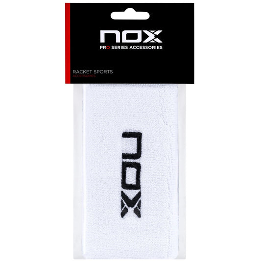 Muñequeras Largas Nox Pro Series Blanco