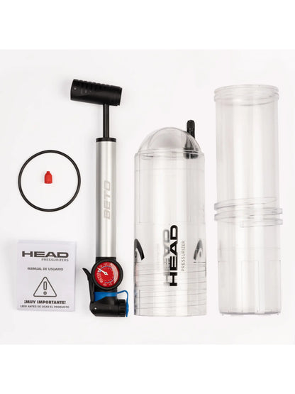 Presurizador de Pelotas Head x4 Bomba Incluida
